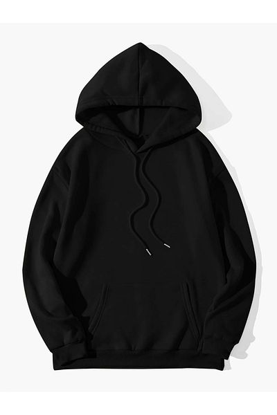 JDM Суитшърт с качулка и принт на гърба If My Mouth Custom Design Regular Fit