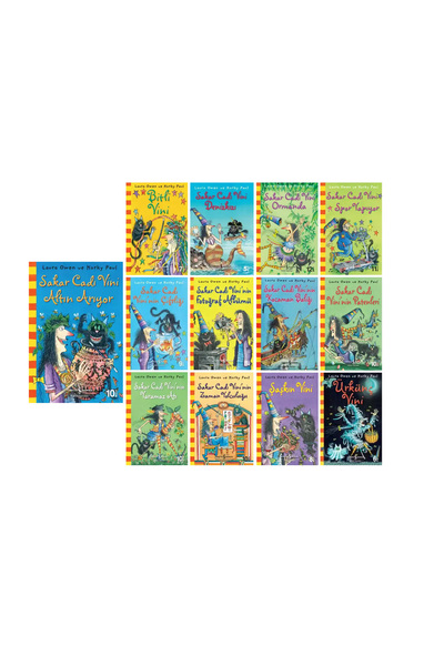 TÜRKİYE İŞ BANKASI KÜLTÜR YAYINLARI sakar cadı vini seti 13 kitap hepsi birli...