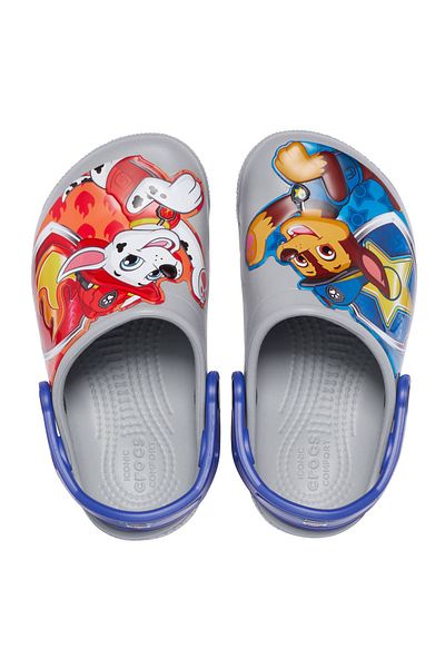 Crocs 207487 -007-007 Crocs Fl Paw Patrol Patch Cg Çocuk Παντόφλες Γκρι