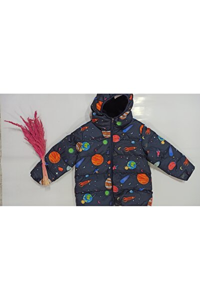 Aydino Boy's coat with fleece inside and fiber filling