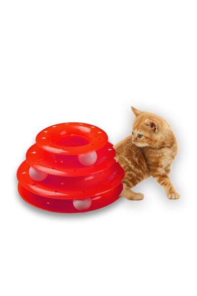 Kurtbay Şekil 3 Katlı Kedi Oyuncağı