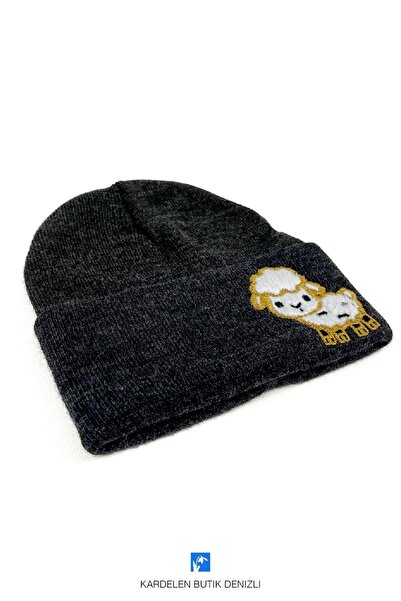 Kardelen Butik Denizli Drăguț căciulă pentru copii brodate cu animale