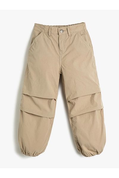 REFA COLLECTİON Girl's Parachute Trousers with Pockets