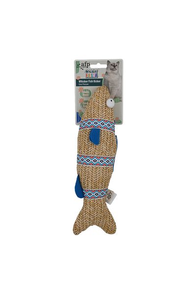 All For Paws Whisker Fiesta - Fish Shaped Cat Toy