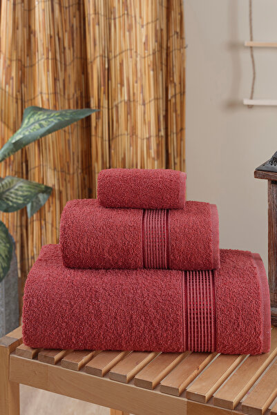 Volny Набір з 3 бавовняних рушників | Рушник для рук, обличчя та тіла