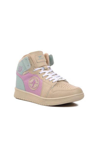 WALKWAY Sloga Hi Bej-Liliac-Verde Unisex Hi Sneaker