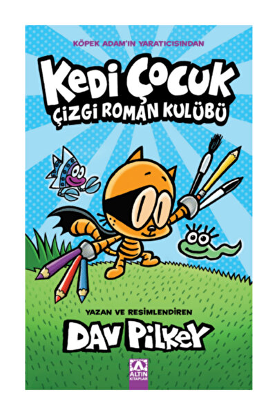 Altın Kitaplar Kedi Çocuk 1 - Çizgi Roman Kulübü | Dav Pilkey