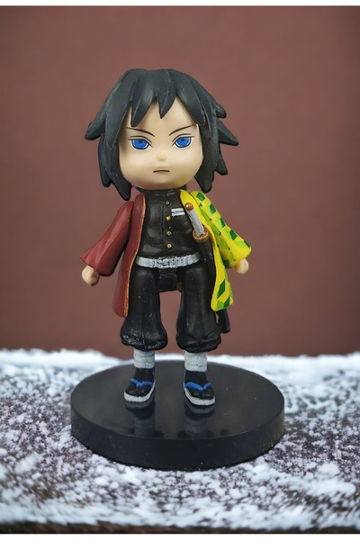 TEEMOOD PIRATE PARROT Anime Demon Slayer İblis Avcısı Giyu 6 Cm Karakter Figü...