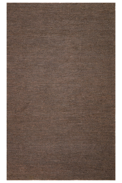 Eko Halı Soumak SMK Plain Brown Soumak Örgülü Naturel Jut Halı.