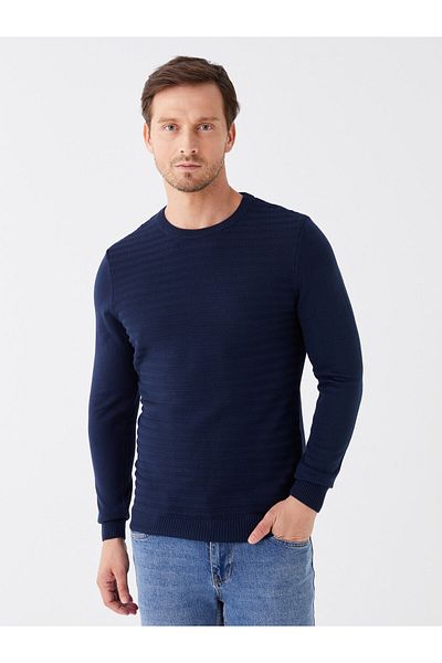 LC Waikiki Чоловічий смугастий светр з довгим рукавом