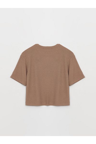LC Waikiki Γυναικείο T-Shirt - Crew Neck, Solid Fit, Κοντό μανίκι