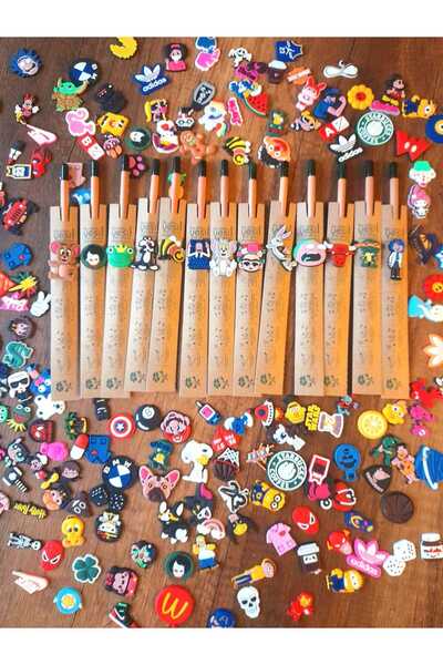 Şönart İTHAL YENİ TREND SİLİKON SÜSLÜ 100 LÜ TOHUMLU KURŞUN KALEM