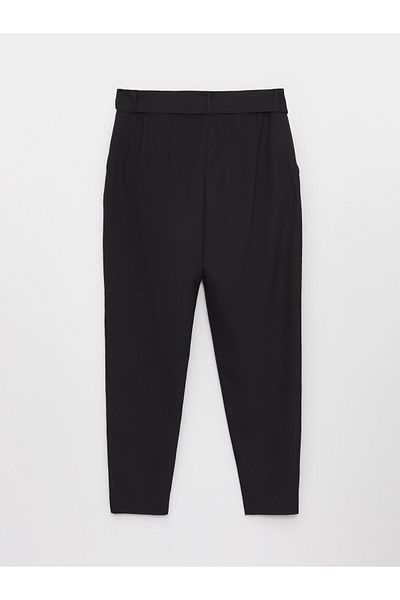 LC Waikiki Belted Waist Carrot Cut Women's Trousers