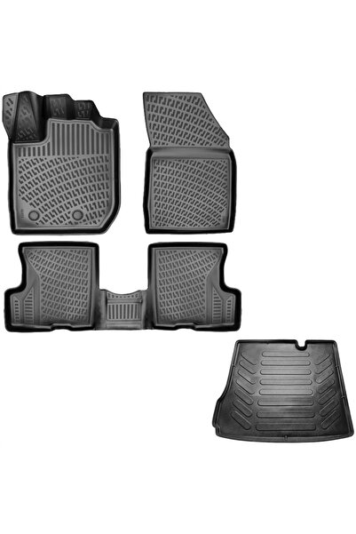 Rizline Dacia Duster 2wd 3D Havuzlu Paspas + 3D Bagaj Havuzu Paspası 2023 Son...