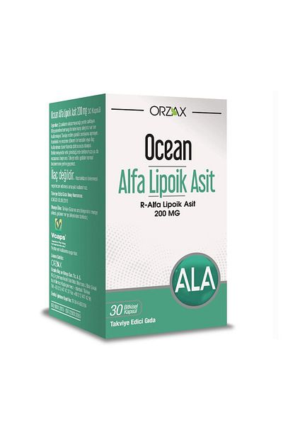 Ocean Alpha Lipoic Acid 200 mg 30 Capsules
