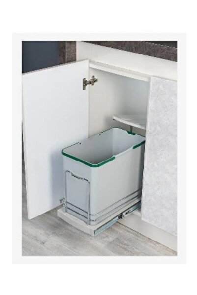 Lina Teleskopik Raylı Plastik Gövde Çöp Kovası 24 Lt.