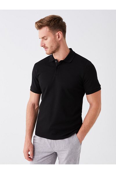 LC Waikiki Pánský polo svetr s krátkým rukávem