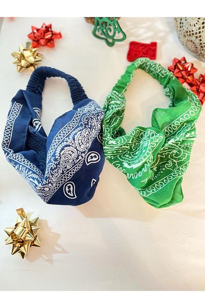 BERG - Bandana parașuta din bumbac elastic din bumbac pieptănat colorat 2 buc