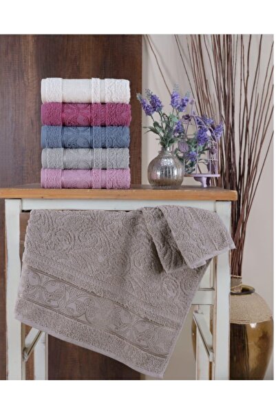 GÜLPEMBE طقم مناشف يد 6 قطع 50×90 سم