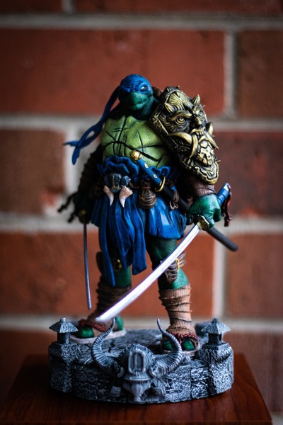 TuransoyCraft Ninja Kaplumbağalar Leonardo Figür TMNT Leonardo Figür 25CM Büy...