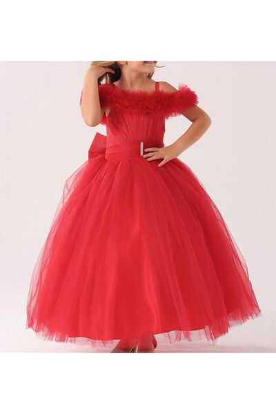 LisaKids New Season 6-10 Years Wedding Dress Evening Dress