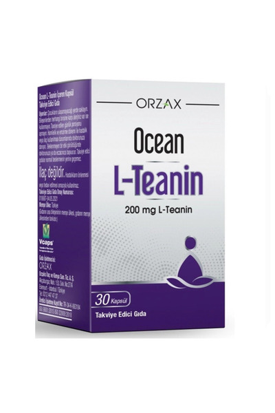 Ocean L-Teanin Takviye Edici Gıda 30 Kapsül