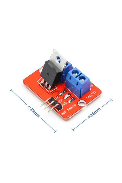Genel Markalar Irf520 Mosfet Sürücü Kartı Klemens Bağlantı Soketi Ssr Röle Motor Led Lamba Parlaklık Dimmer