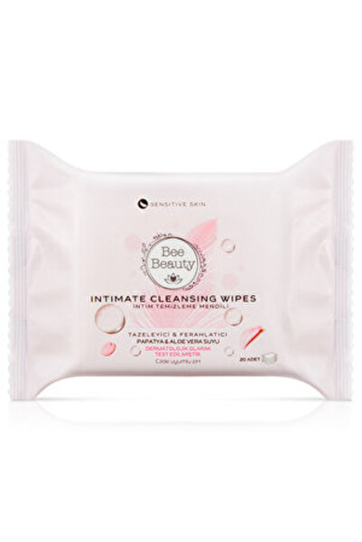 bee ( 5 PCS ) Bee Beauty Intim Cleansing Wipes 20 pcs