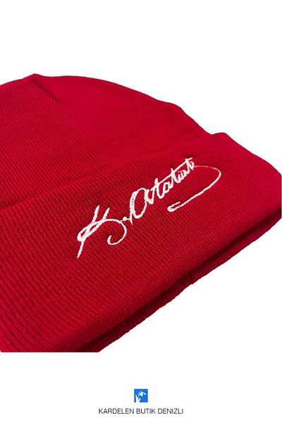 Kardelen Butik Denizli Knitted Beret for Women and Men
