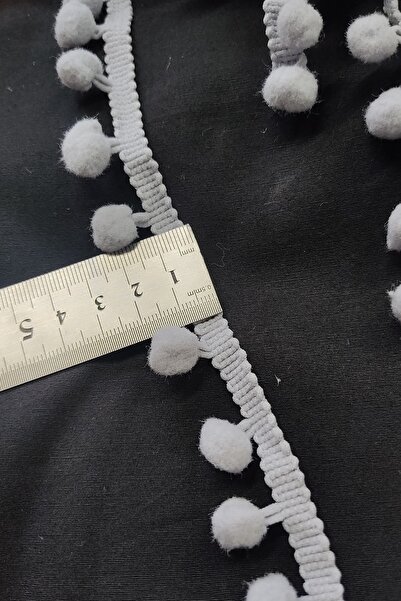 DUAYEN güpür dantel muz ponpon 10 metre