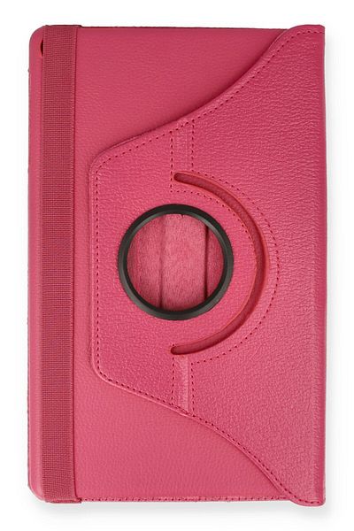 AQUA AKSESUAR Samsung Galaxy T510 Tab A 10.1 Compatible Case 360 Rotating Leather Protected Tablet Case - Pink