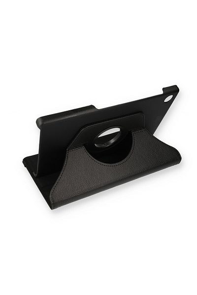AQUA AKSESUAR Lenovo M10 HD X306F Compatible Case 360 Rotating Leather Protected Tablet Case - Black