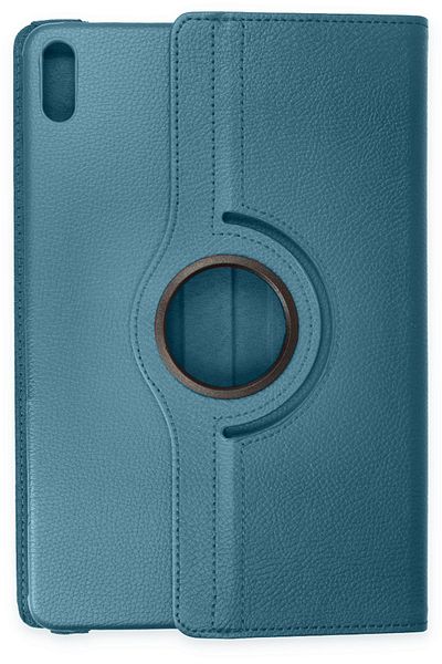 AQUA AKSESUAR Huawei MatePad 11.5 Compatible Case 360 Rotating Leather Protected Tablet Case - Turquoise