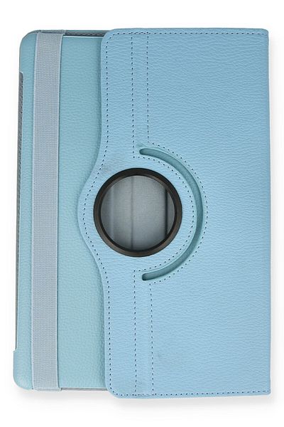 AQUA AKSESUAR Huawei MediaPad T5 10 Compatible Case 360 Rotating Leather Protected Tablet Case - Turquoise