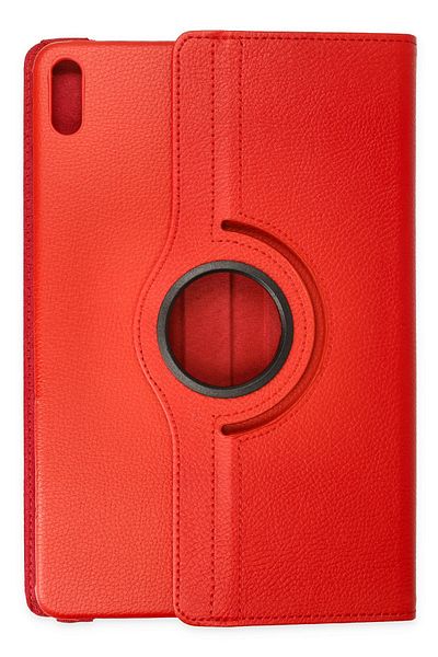AQUA AKSESUAR Huawei MatePad 11 10.9 Compatible Case 360 Rotating Leather Protected Tablet Case - Red