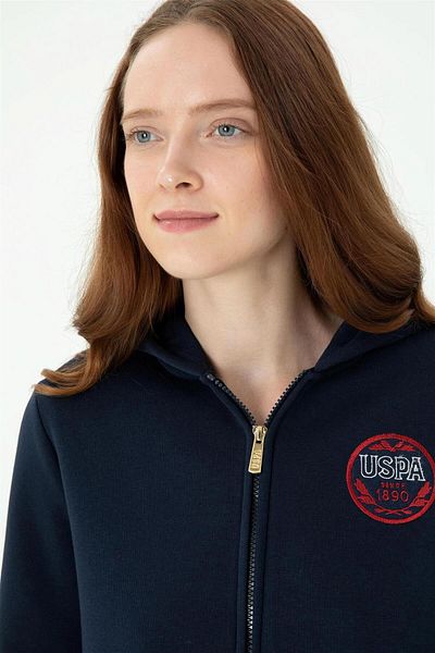 U.S. Polo Assn. Hanorac de damă bleumarin ELİFSU BUTİKHOME