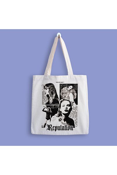 designedfy Taylor Swift Reputation Printed Cloth Bag