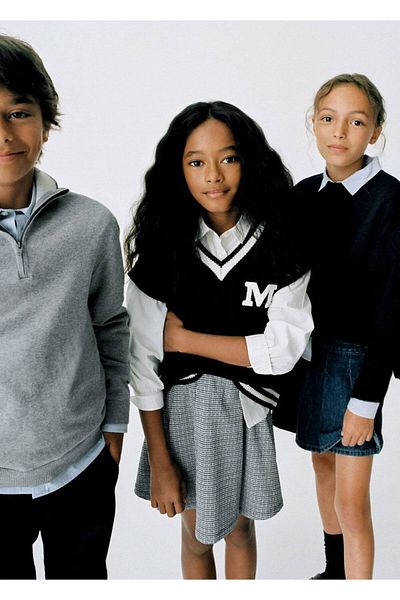 MANGO Kids Sukňa s potlačou Houndstooth