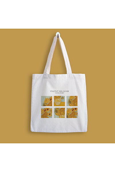 designedfy Van Gogh platnena torba sa printom suncokreta
