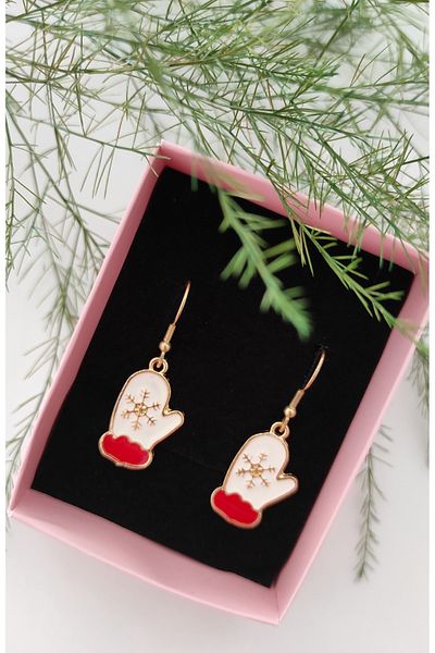 Miccolatte New Year's Christmas Figured Bijouterie Earrings