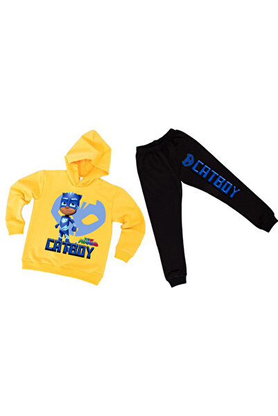 Pj Mask pj masti set trening copil bumbac stofa cu gluga