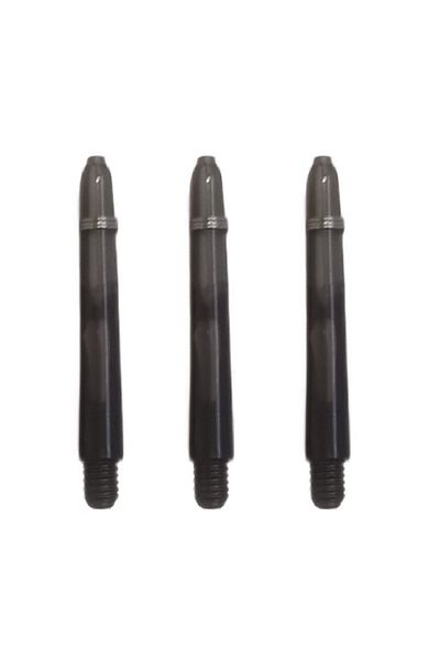DARTSAN 5 Set (15 PCS) 41mm, Black Polycarbonate (PC) Black Transparent Dart Shaft-shaft