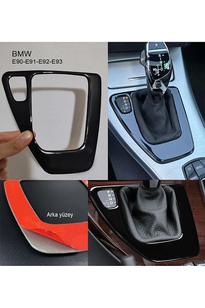 Yıldızteknoloji Bmw E90 E92 E93 Gear Frame Glossy Black Lower Part Coating