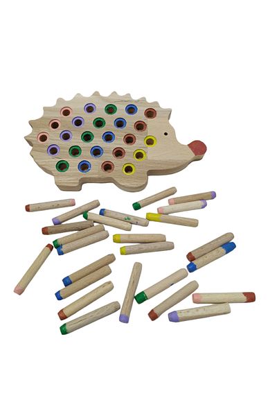 Sekk O Educational Wooden Toy Hedgehog Mind Developer Painted Color Various Find Plug Animal Figure Toy