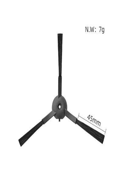 srfn ticaret S10 360 Vacuum Mop Cleaner - Σετ ανταλλακτικών 2xΠλαϊνής βούρτσας και 2xΦίλτρου Hepa