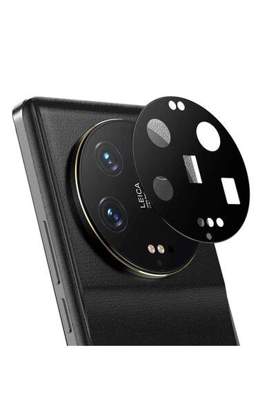 Rivor Xiaomi Mi 13 Ultra Uyumlu 3d Kamera Koruyucu Temperli Siyah Renkli Kame...