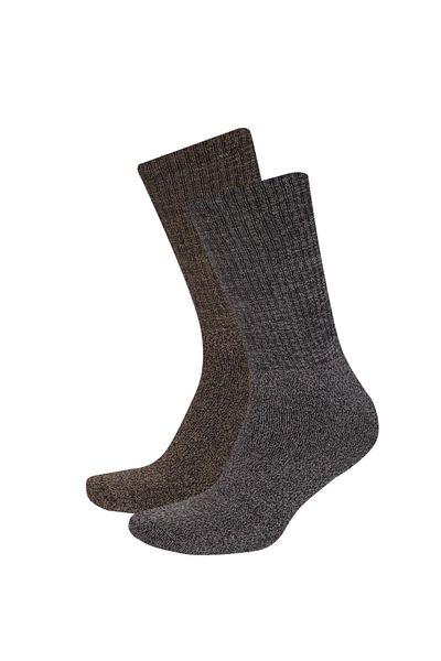 DeFacto Men's 2-pack Cotton Towel Socks