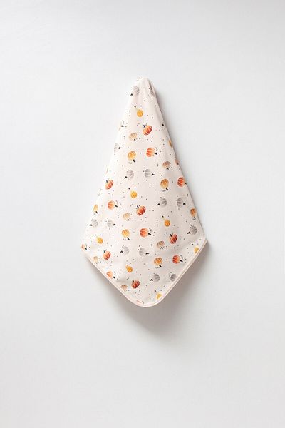 H HONEY BABY Pumpkin Printed Double Layer Combed Cotton Newborn and Multi-Purpose 100% Cotton Baby Blanket