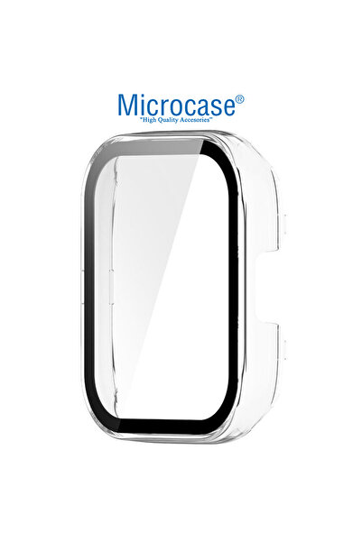 Microcase Xiaomi Redmi Watch 3 Ekran Korumalı Rubber Kılıf-AL3173