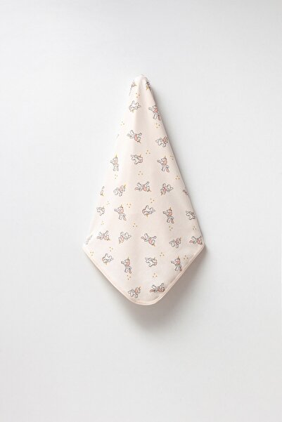 Genel Markalar Unicorn Baskılı Çift Katlı Penye Yenidoğan ve Çok Amaçlı %100 Pamuklu Bebe Battaniyesi